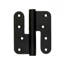 Kit de 3 paumelles HDD 100 x 88 x 3 mm noir