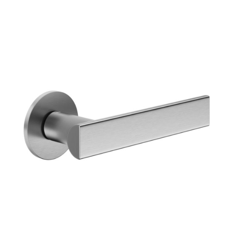Poignée de porte Dnd AK40-OCS finition chrome satiné