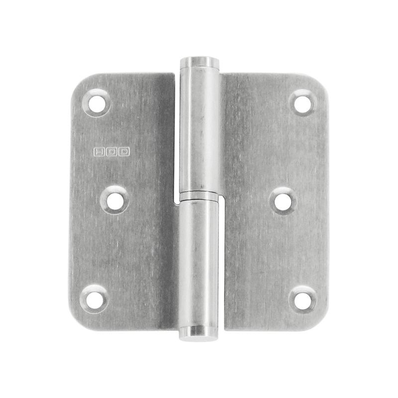 Set van 3 HDD-scharnieren 76 x 76 x 2,5 mm inox 201