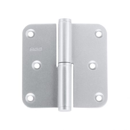 Set van 3 HDD-scharnieren 80 x 80 x 2,5 mm aluminium look