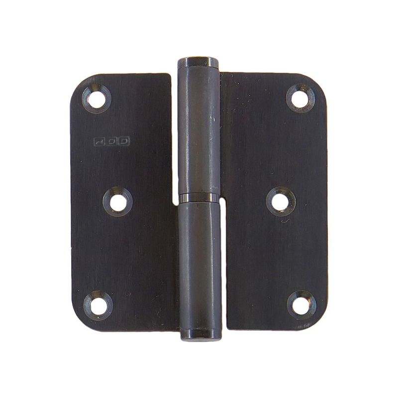 Kit de 3 paumelles HDD 80 x 80 x 2,5 mm aspect carbone noir
