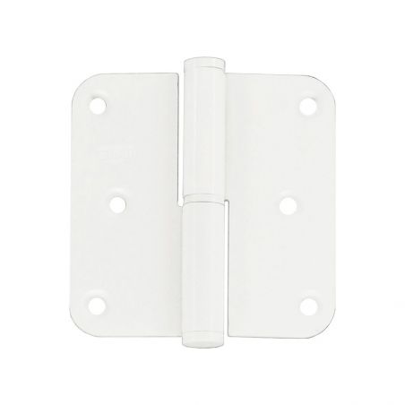 Kit de 3 paumelles HDD 80 x 80 x 2,5 mm blanc structuré