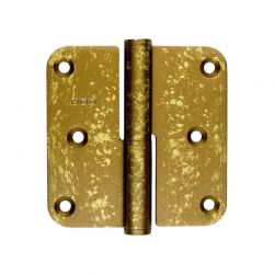 Kit de 3 paumelles HDD 80 x 80 x 2,5 mm jaune vieilli