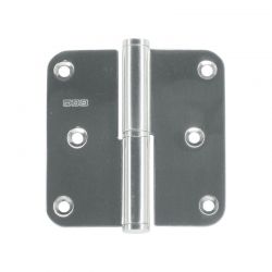 Kit de 3 paumelles HDD 80 x 80 x 2,5 mm nickel brillant