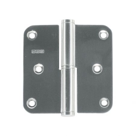 Set van 3 HDD-scharnieren 80 x 80 x 2,5 mm glanzend nikkel