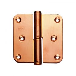 Kit de 3 paumelles HDD 80 x 80 x 2,5 mm rose