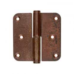 Set van 3 HDD-scharnieren 80 x 80 x 2,5 mm roest