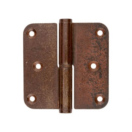 Set van 3 HDD-scharnieren 80 x 80 x 2,5 mm roest