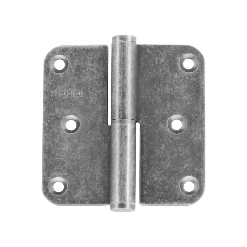 Kit de 3 paumelles HDD 80 x 80 x 2,5 mm vieil argent