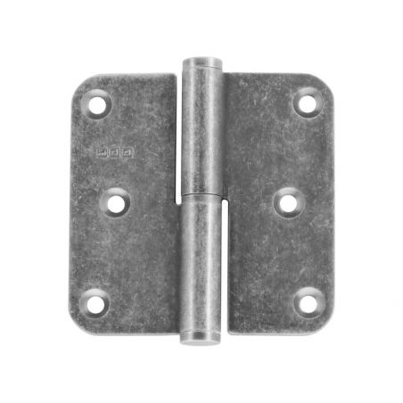 Kit de 3 paumelles HDD 80 x 80 x 2,5 mm vieil argent