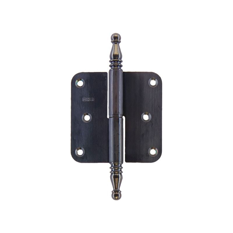Kit de 3 paumelles HDD Vase 80 x 80 x 2,5 mm aspect carbone noir