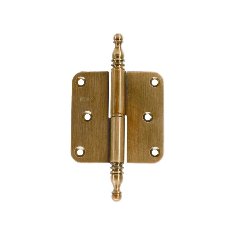 Set van 3 HDD-scharnieren Vase 80 x 80 x 2,5 mm brons