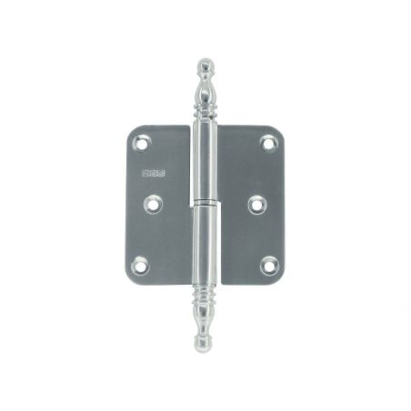 Set van 3 HDD-scharnieren Vase 80 x 80 x 2,5 mm glanzend nikkel