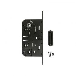 AGB magneetslotset 22 mm WC-vergrendeling zwart met ovale sluitplaat