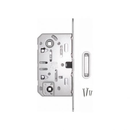 AGB magneetslotset 22 mm WC-vergrendeling inox-look met ovale sluitplaat