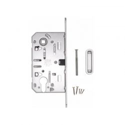 AGB magneetslotset 22 mm Cilinder inox-look met ovale sluitplaat