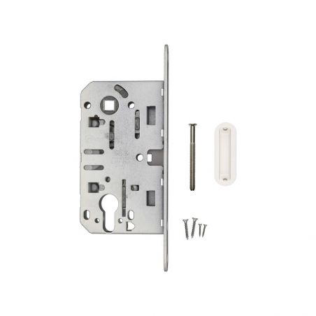 AGB magneetslotset 22 mm Cilinder wit met ovale sluitplaat