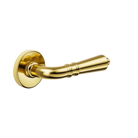 Poignée de porte laiton poli Daniela