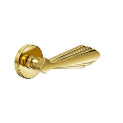 Poignée de porte laiton poli BARBARA
