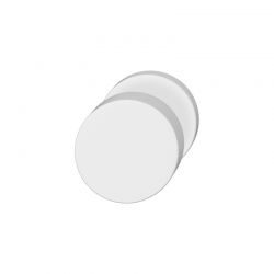 Bouton de porte fixe FSB 0829 sur rosace ronde blanc RAL 9016
