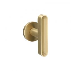 Poignée de porte Como T laiton mat Quincalux