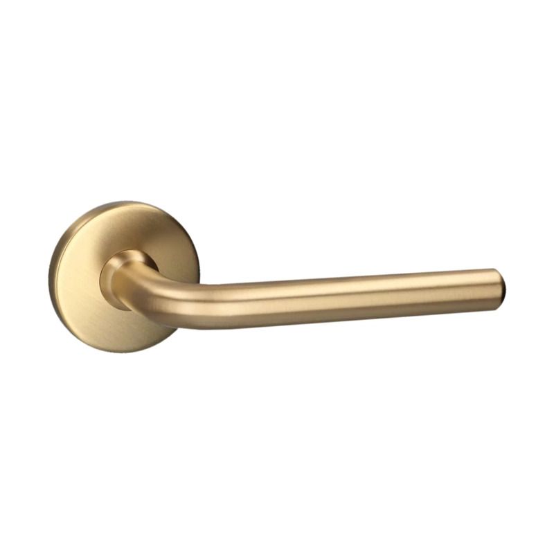 Poignée de porte Lisbon laiton mat Quincalux