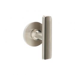 Poignée de porte Paris T nickel mat Quincalux