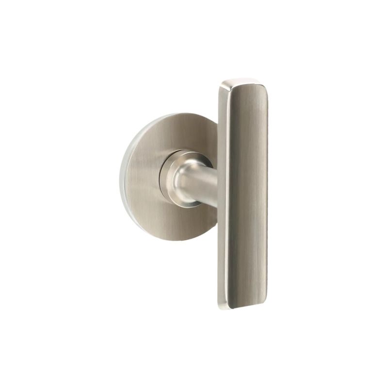 Deurklink Paris T mat nikkel Quincalux