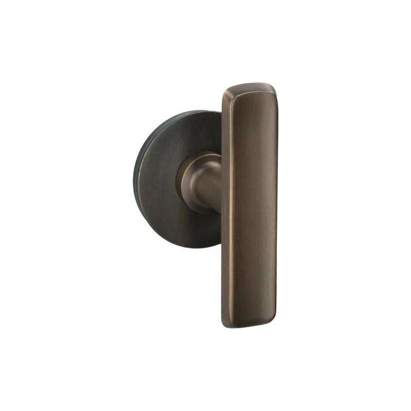 Poignée de porte Paris T bronze Quincalux