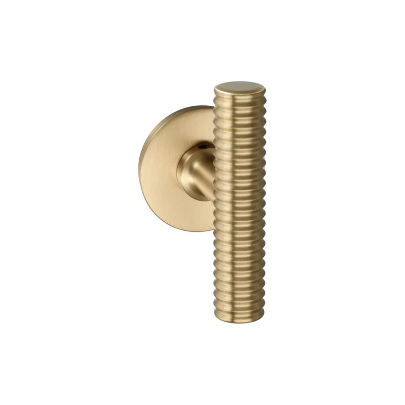 Deurklink London T mat messing Quincalux
