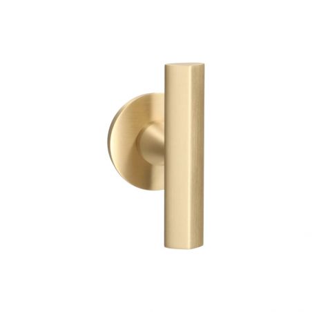 Deurklink Tokyo T mat messing Quincalux