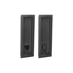 Poignée à encastrer 850-03 avec condamnation bronze foncé Quincalux