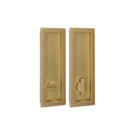 Inbouwgreep 850-03 avec condamnation mat messing Quincalux