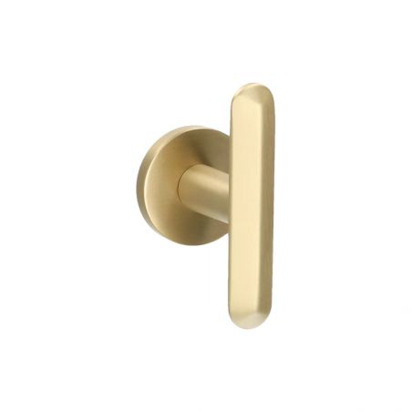 Poignée de porte Palma T laiton mat Quincalux