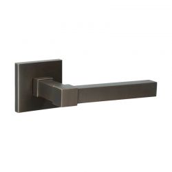 Poignée de porte L Luxembourg bronze mat