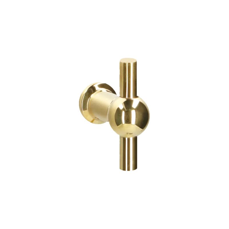 Bouton de meuble Brussels KT laiton poli Quincalux