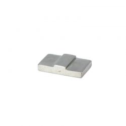 Bouton de meuble Ville argent vieilli Jolie