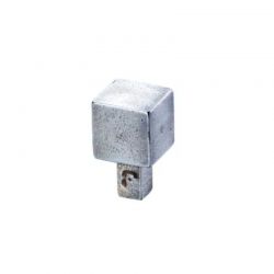 Bouton de meuble One argent vieilli Jolie