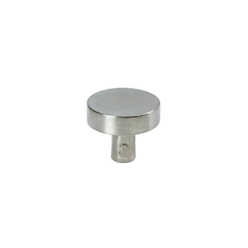 Bouton de meuble Lune argent vieilli Jolie