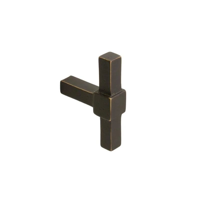 Bouton de meuble Cross bronze vieilli Jolie
