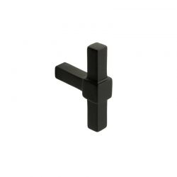 Bouton de meuble Cross noir Jolie