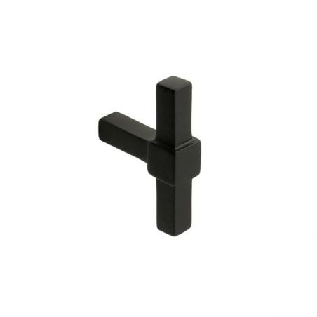 Bouton de meuble Cross noir Jolie