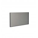 Miroir rectangulaire avec cadre noir Frost U4136-B