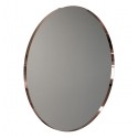 Miroir rond Ø 100 cm avec cadre cuivre poli Frost U4131-C