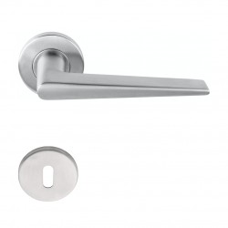 Poignée de porte Formani LB21 IN finition inox brossé