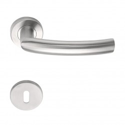 Poignée de porte Formani LB14 IN finition inox brossé