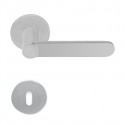 Poignée de porte Formani by Bertram Beerbaum BB103 IN finition inox brossé
