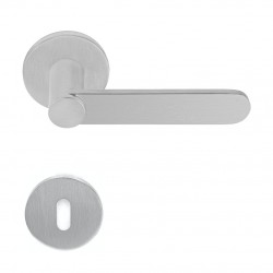 Poignée de porte Formani by Bertram Beerbaum BB103 IN finition inox brossé