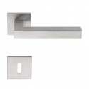 Poignée de porte Formani by Jan Des Bouvrie LSQ1 IN finition inox brossé
