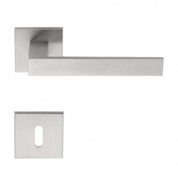 Poignée de porte Formani by Jan Des Bouvrie LSQ2-G IN finition inox brossé